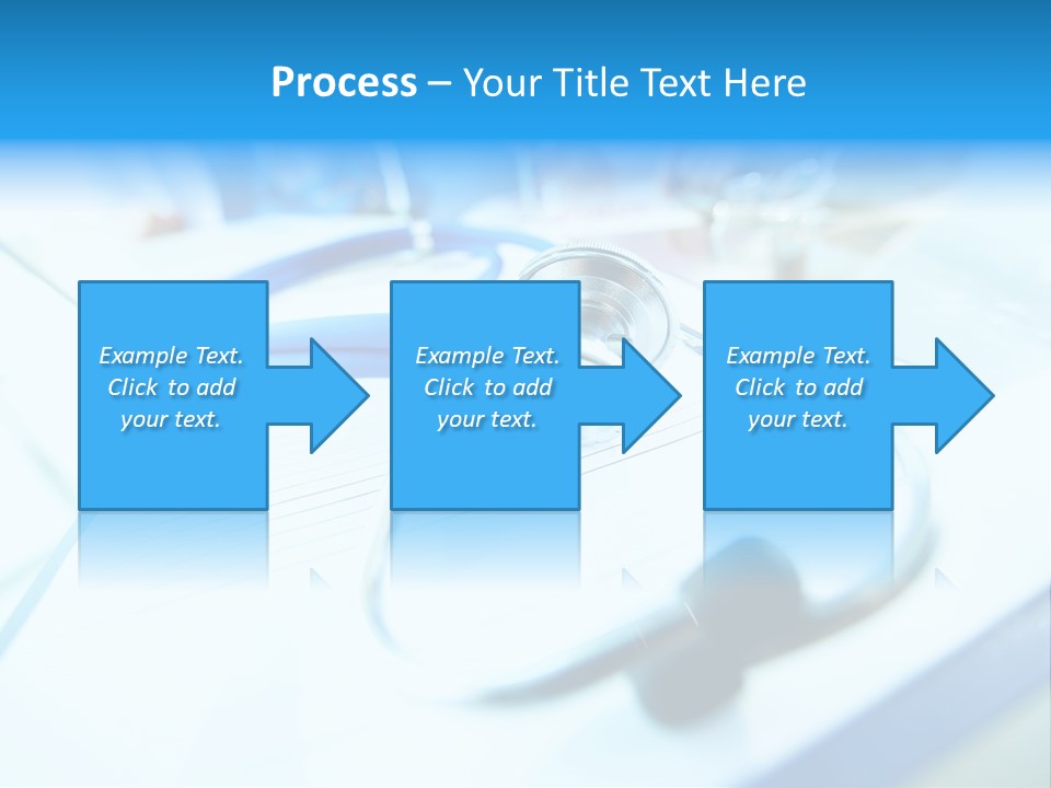 Clinician Workplace Closeup PowerPoint Template