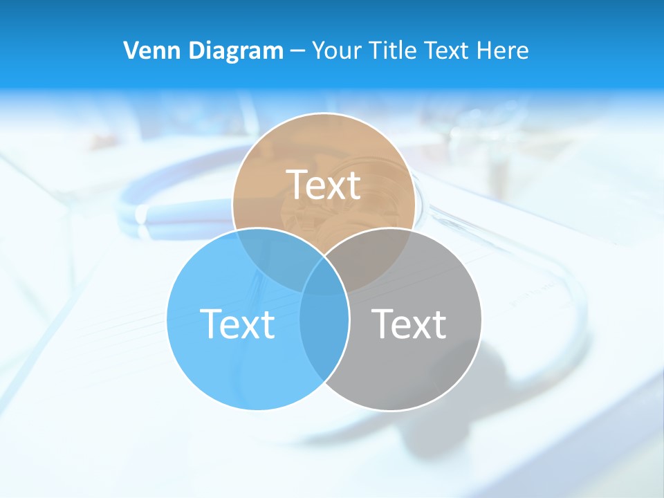 Clinician Workplace Closeup PowerPoint Template