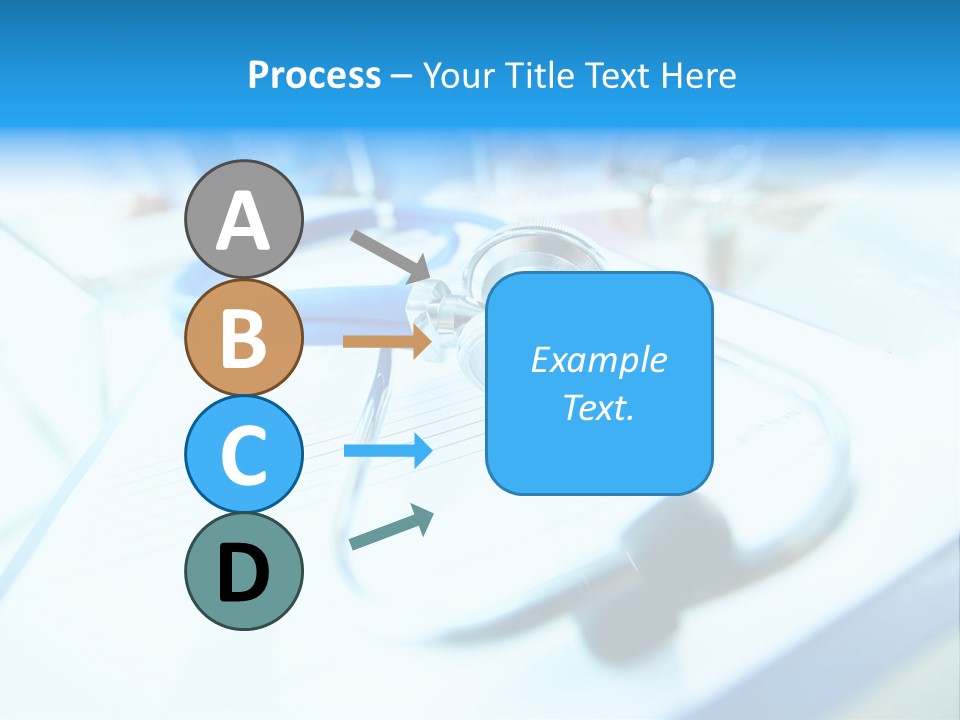 Clinician Workplace Closeup PowerPoint Template