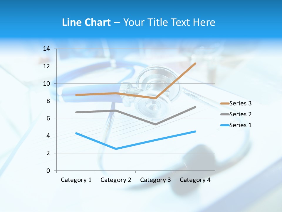 Clinician Workplace Closeup PowerPoint Template