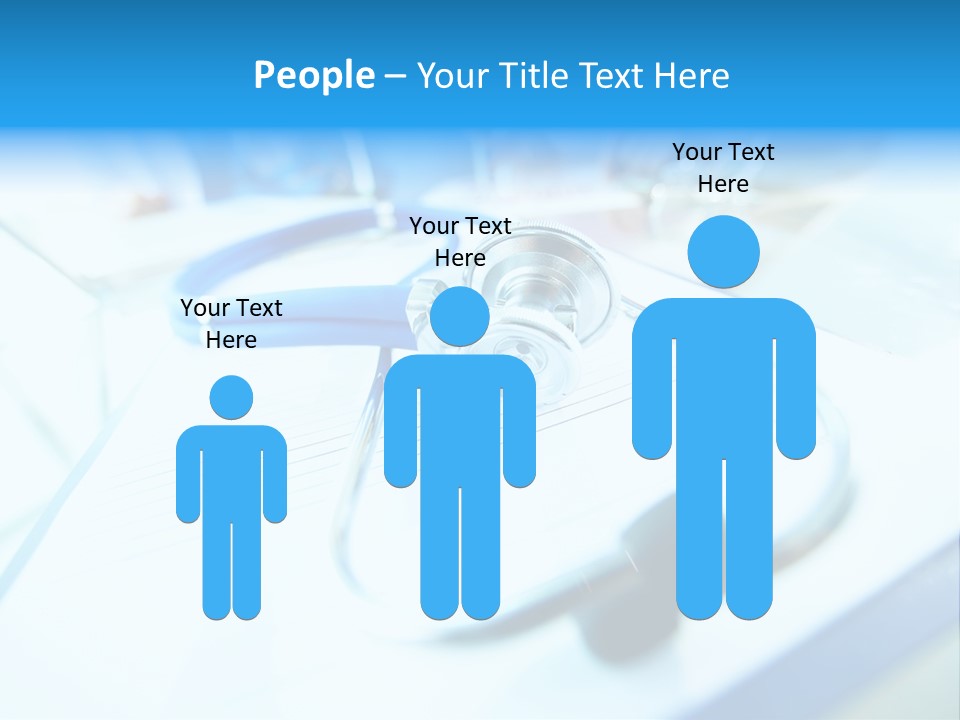 Clinician Workplace Closeup PowerPoint Template