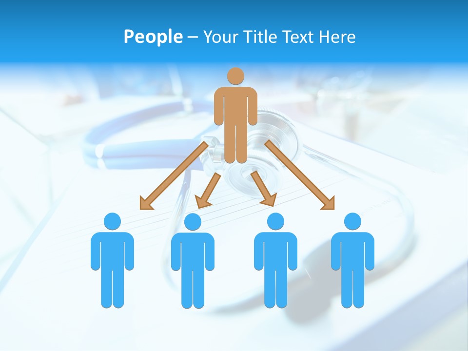 Clinician Workplace Closeup PowerPoint Template