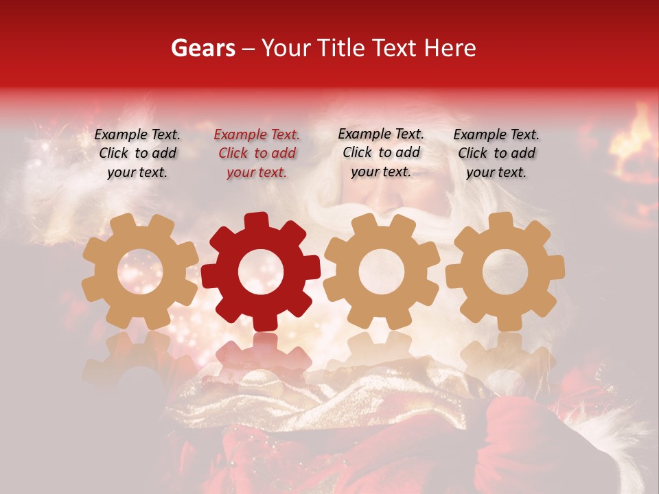 Sparkling Old Interior PowerPoint Template