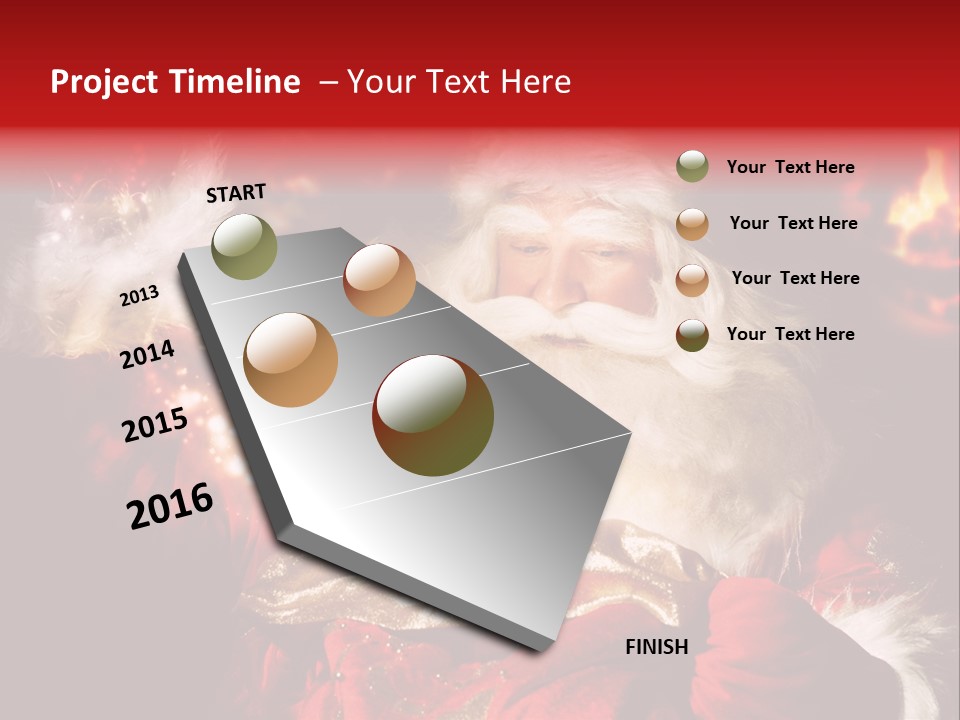 Sparkling Old Interior PowerPoint Template