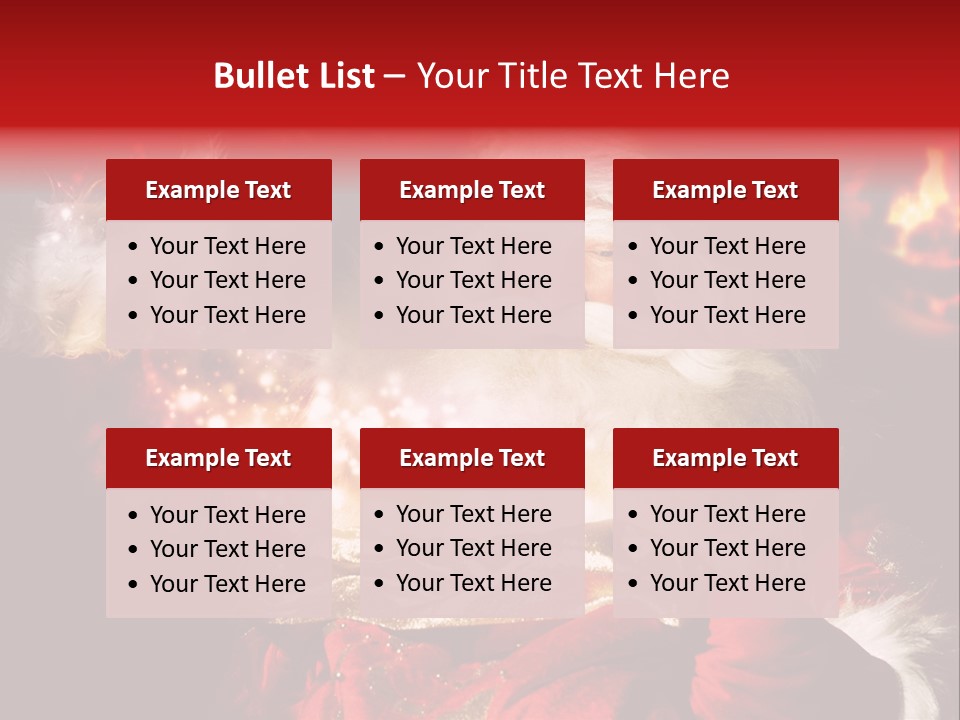 Sparkling Old Interior PowerPoint Template