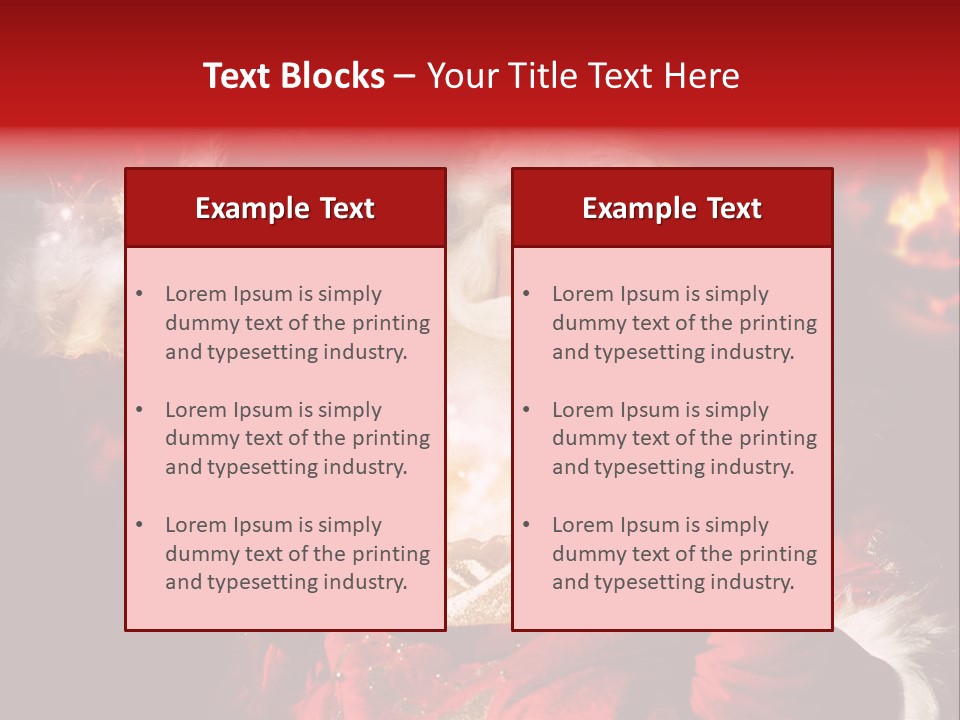 Sparkling Old Interior PowerPoint Template