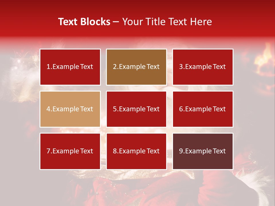 Sparkling Old Interior PowerPoint Template