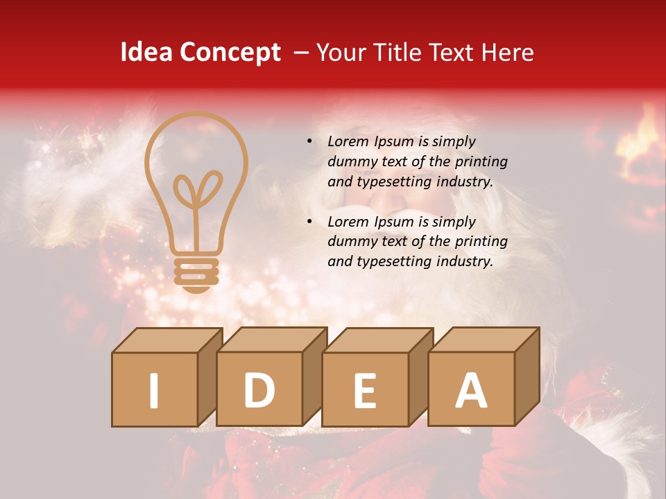 Sparkling Old Interior PowerPoint Template