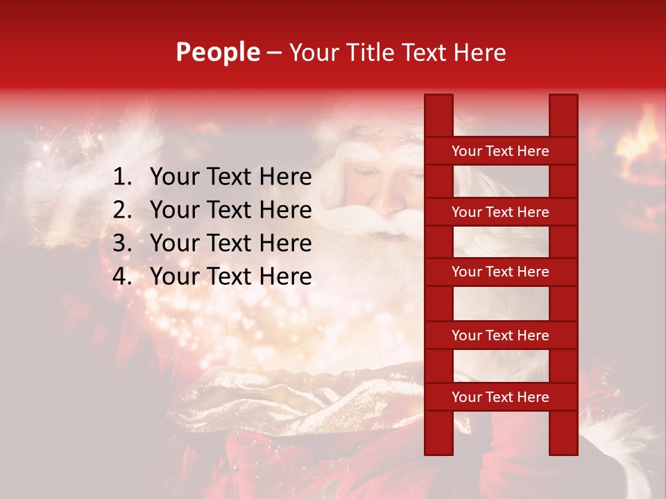 Sparkling Old Interior PowerPoint Template