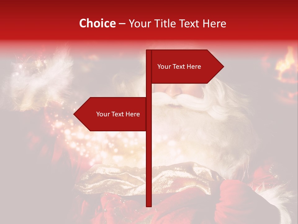 Sparkling Old Interior PowerPoint Template