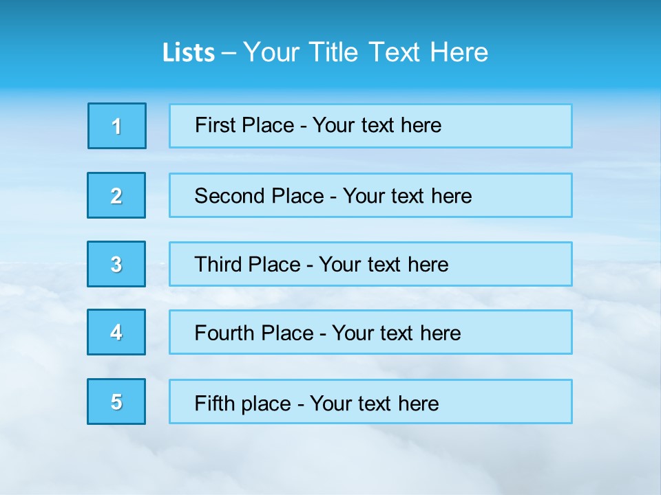 Summer Above Aerial PowerPoint Template