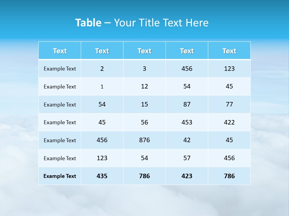 Summer Above Aerial PowerPoint Template