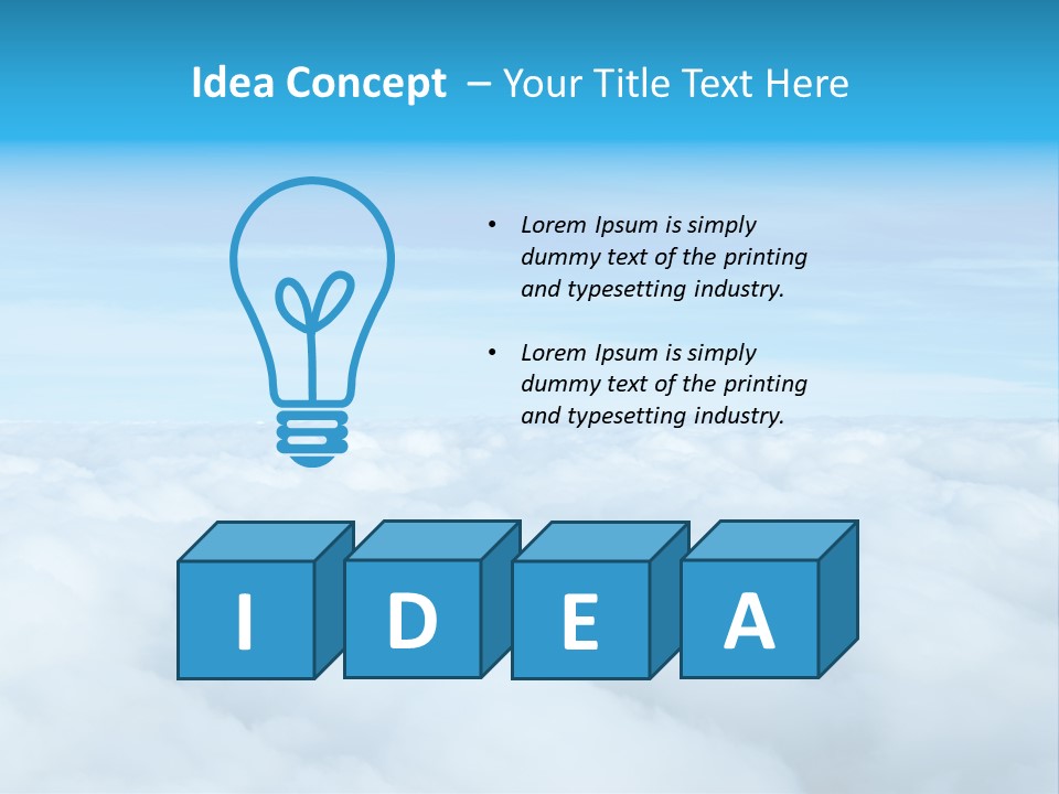 Summer Above Aerial PowerPoint Template