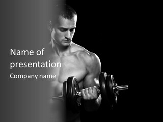 Workout Sport Body PowerPoint Template