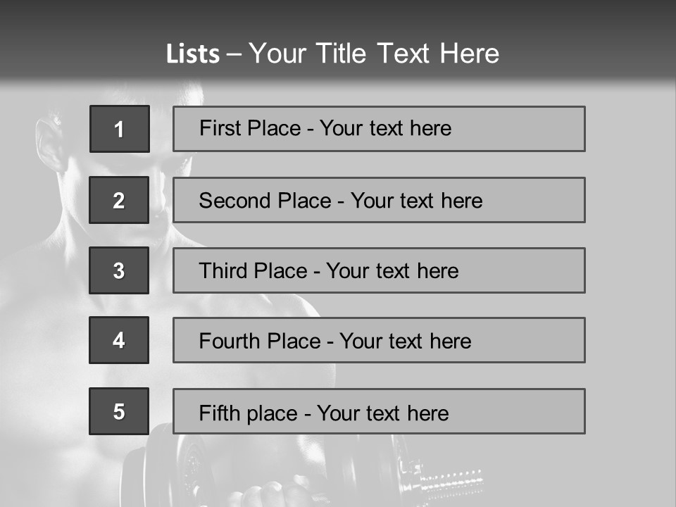 Workout Sport Body PowerPoint Template