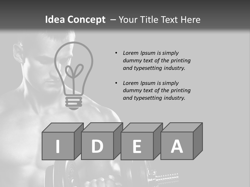 Workout Sport Body PowerPoint Template