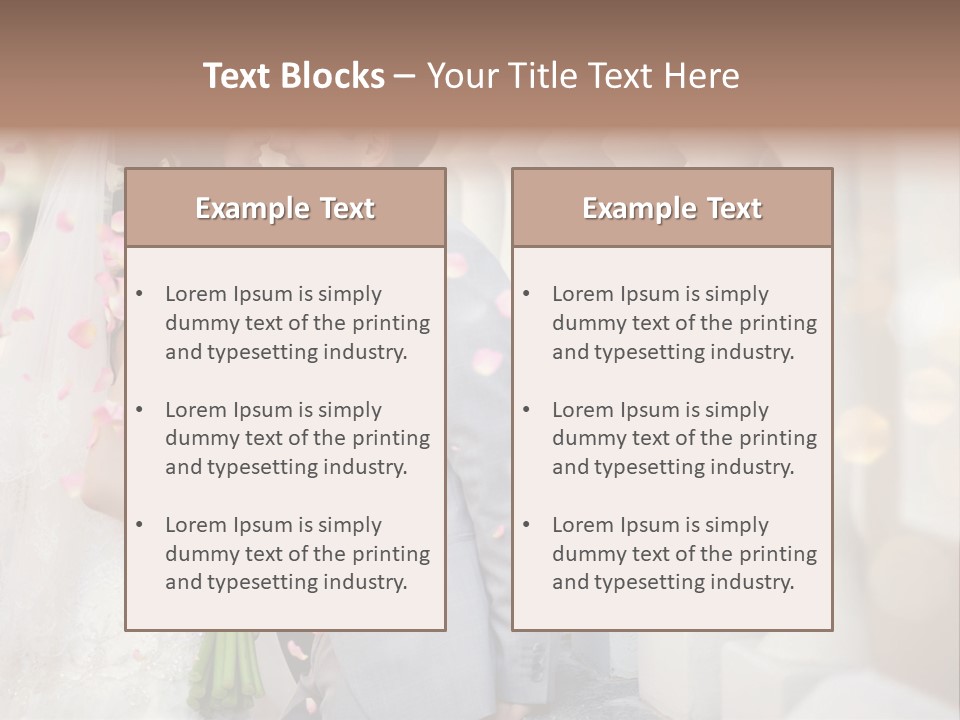 Blossom Sharing Union PowerPoint Template