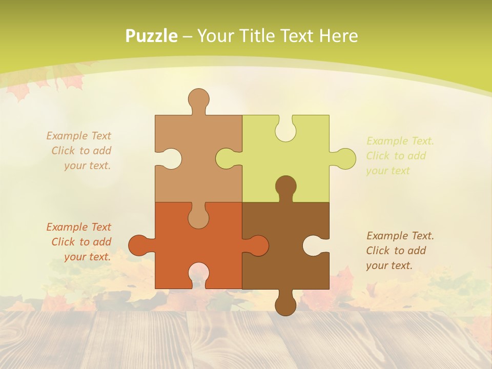 Decoration Nature Sunny PowerPoint Template