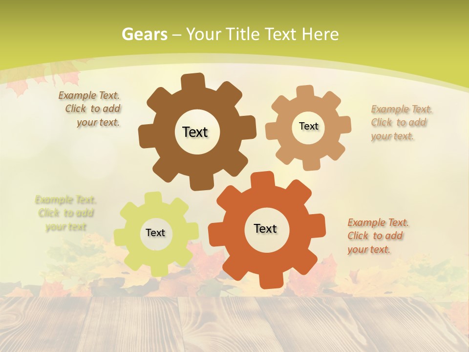 Decoration Nature Sunny PowerPoint Template