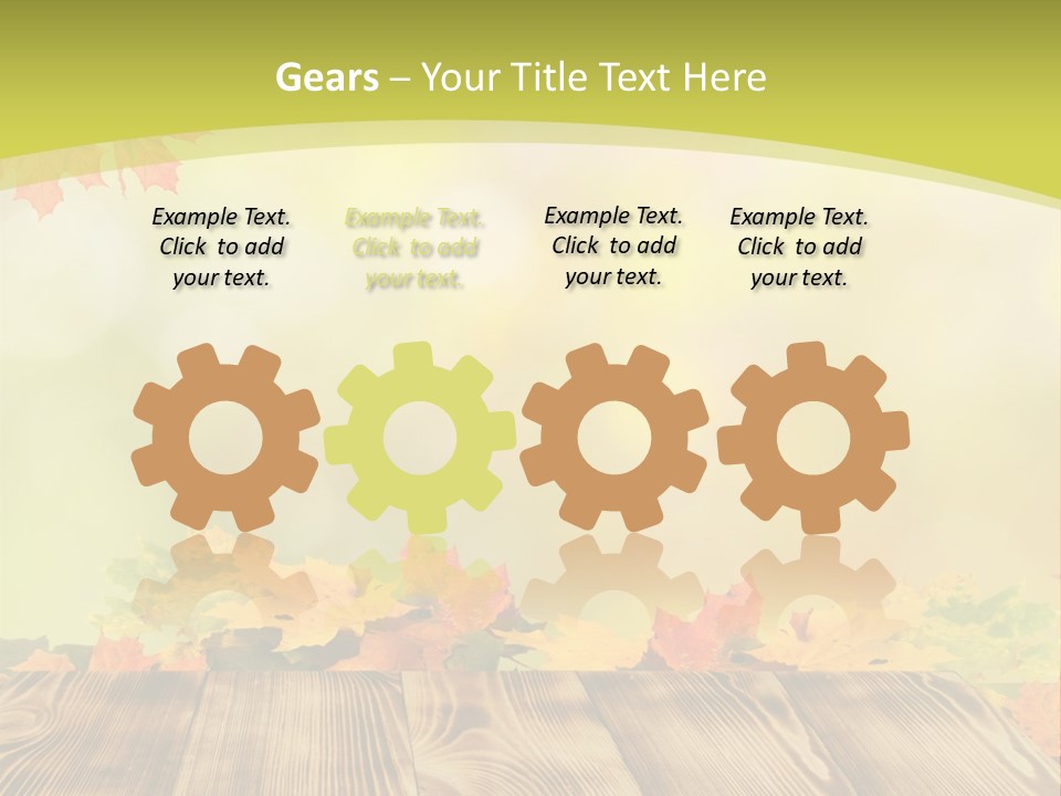 Decoration Nature Sunny PowerPoint Template