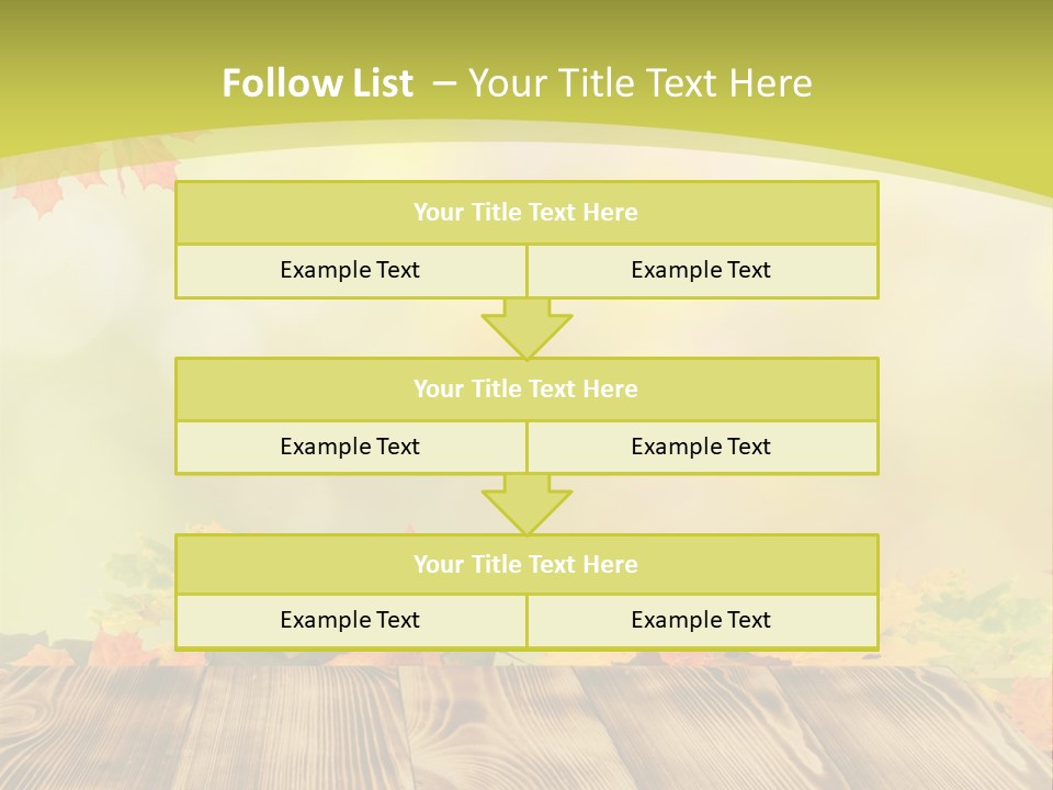 Decoration Nature Sunny PowerPoint Template
