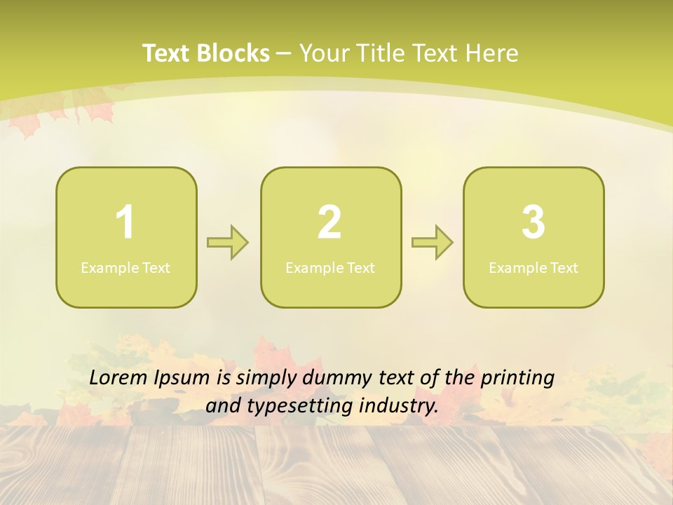 Decoration Nature Sunny PowerPoint Template
