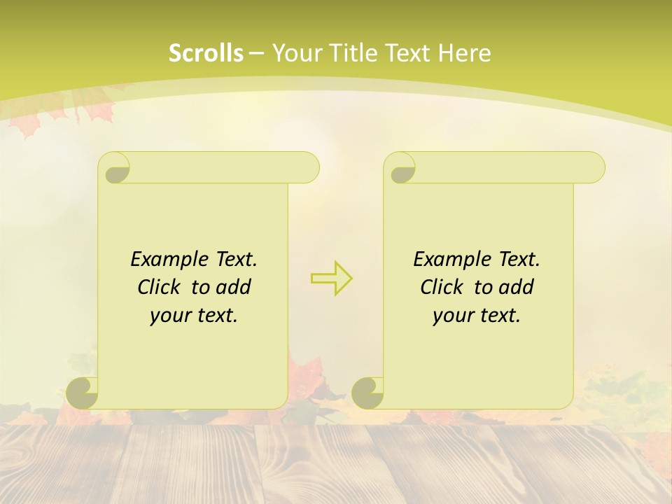 Decoration Nature Sunny PowerPoint Template