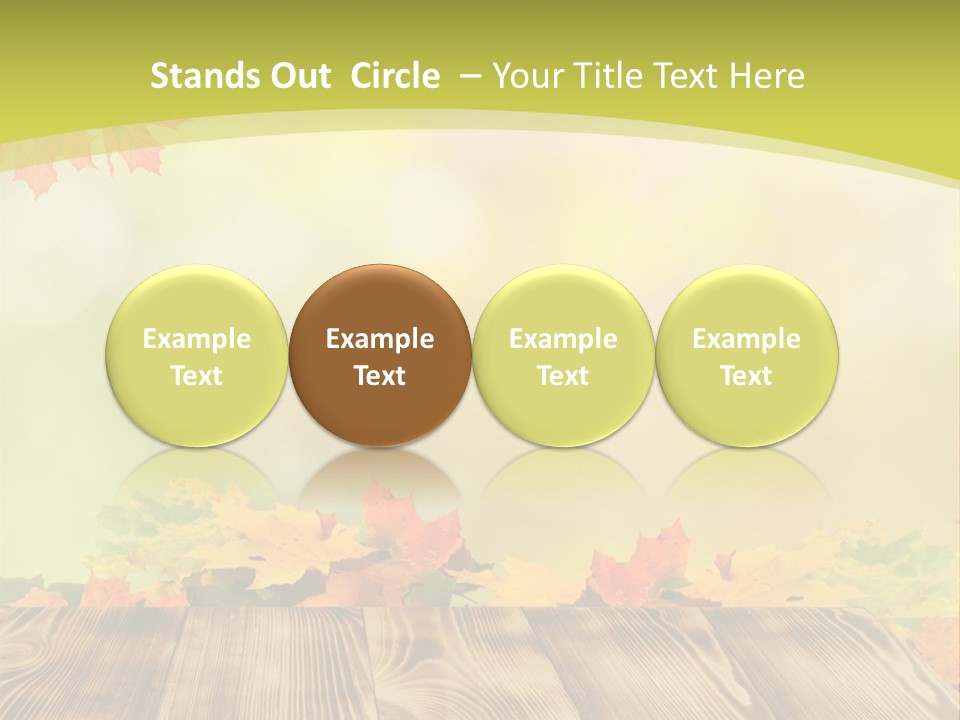 Decoration Nature Sunny PowerPoint Template