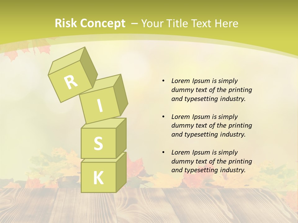 Decoration Nature Sunny PowerPoint Template