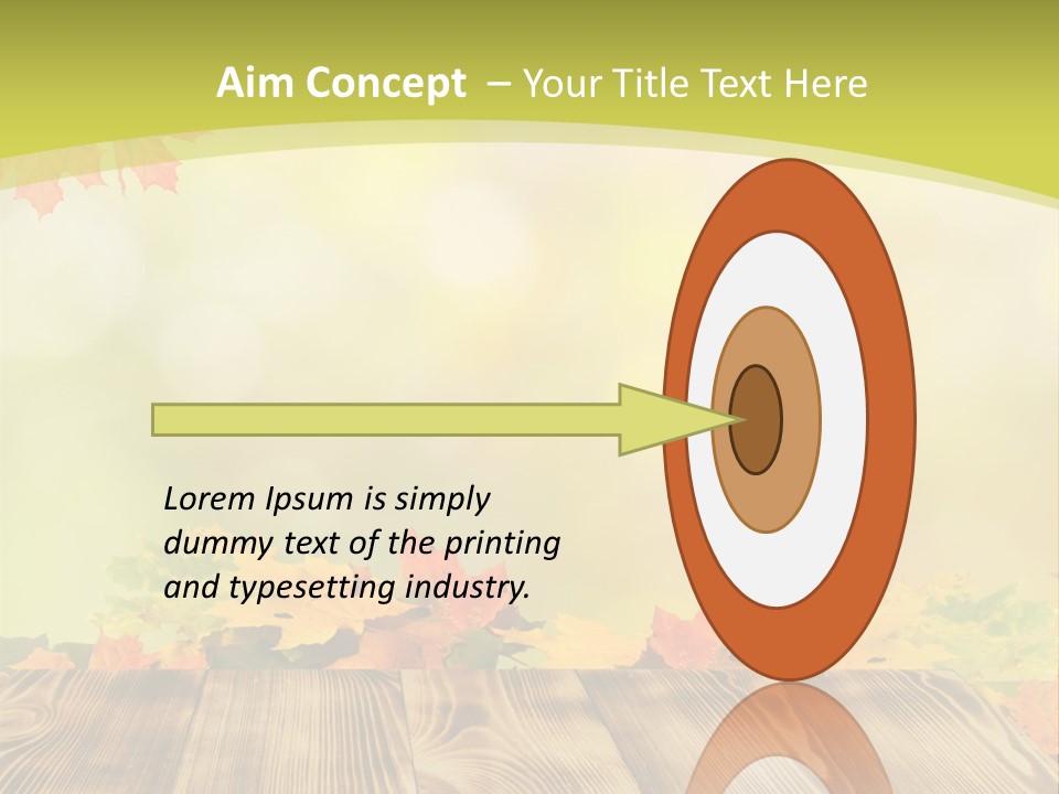 Decoration Nature Sunny PowerPoint Template