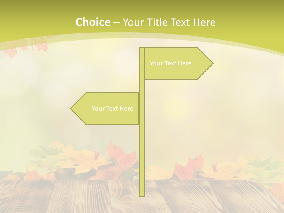 Decoration Nature Sunny PowerPoint Template