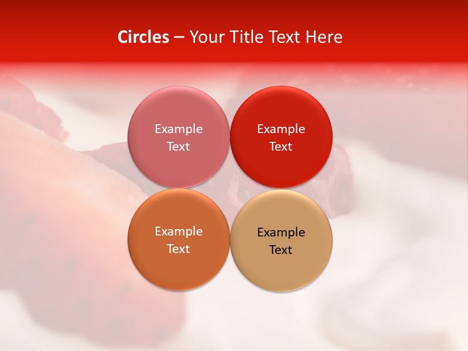 Closeup Delicious Vanilla PowerPoint Template