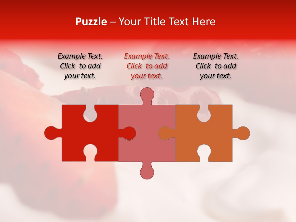 Closeup Delicious Vanilla PowerPoint Template