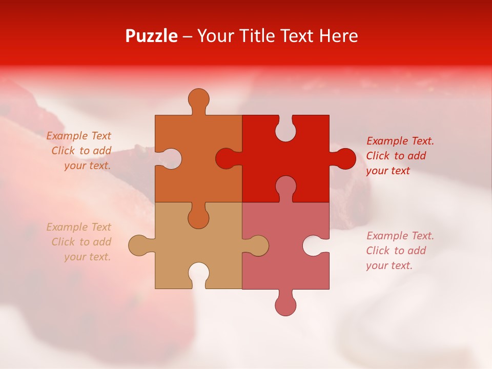 Closeup Delicious Vanilla PowerPoint Template