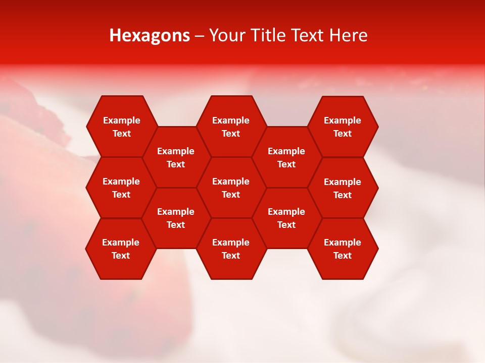 Closeup Delicious Vanilla PowerPoint Template