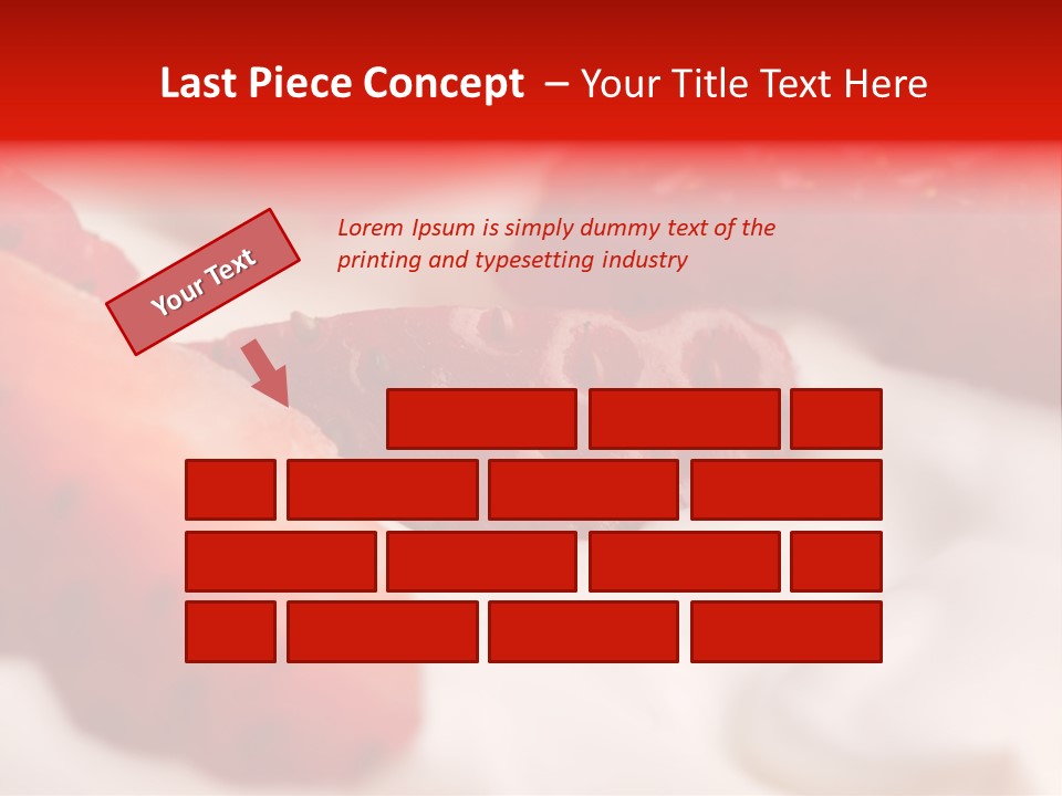 Closeup Delicious Vanilla PowerPoint Template