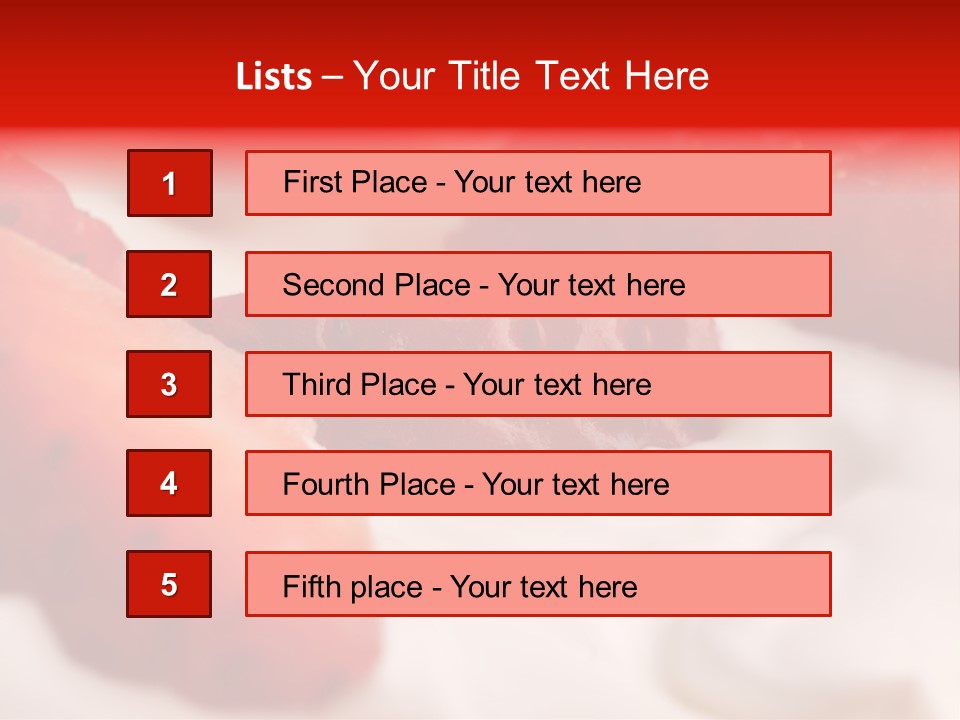 Closeup Delicious Vanilla PowerPoint Template