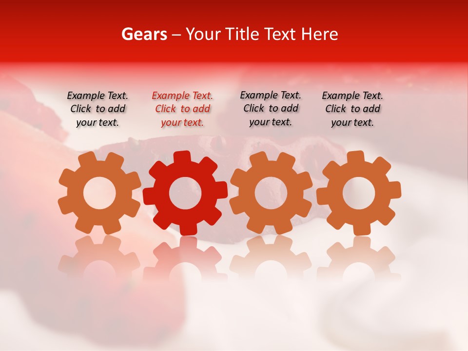 Closeup Delicious Vanilla PowerPoint Template