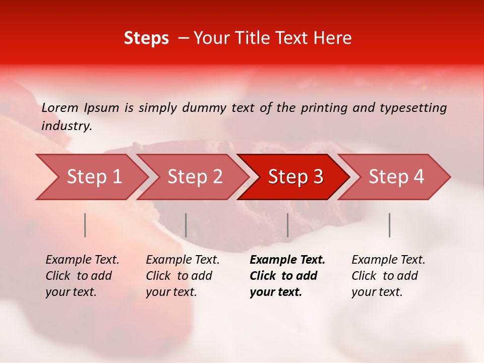 Closeup Delicious Vanilla PowerPoint Template
