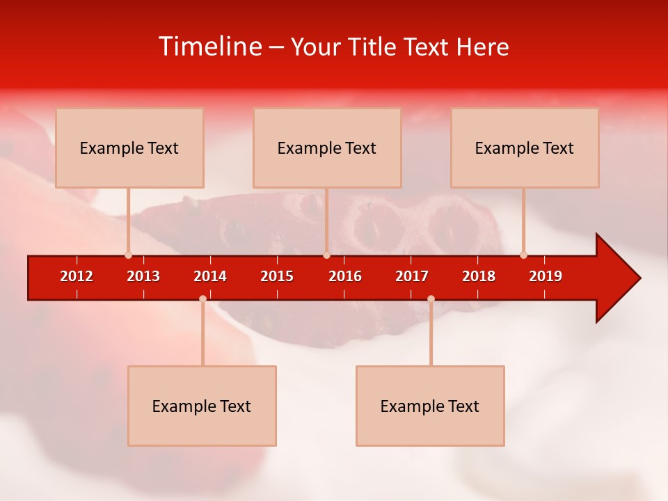 Closeup Delicious Vanilla PowerPoint Template