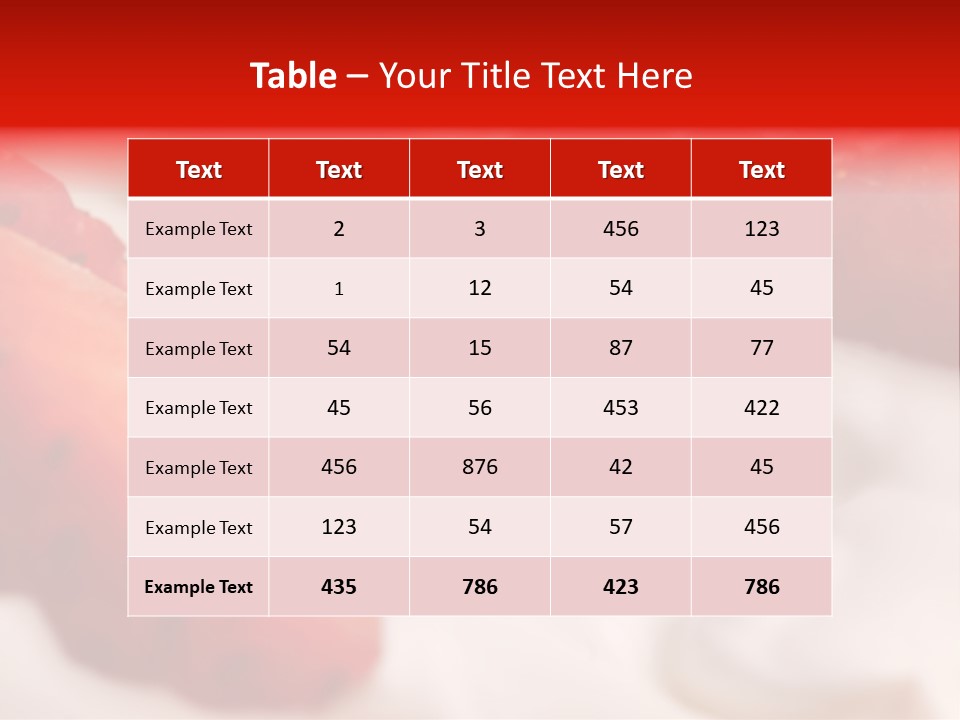 Closeup Delicious Vanilla PowerPoint Template