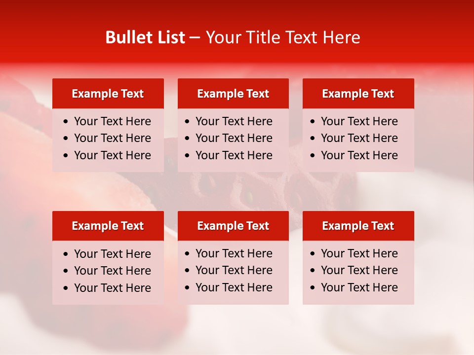 Closeup Delicious Vanilla PowerPoint Template