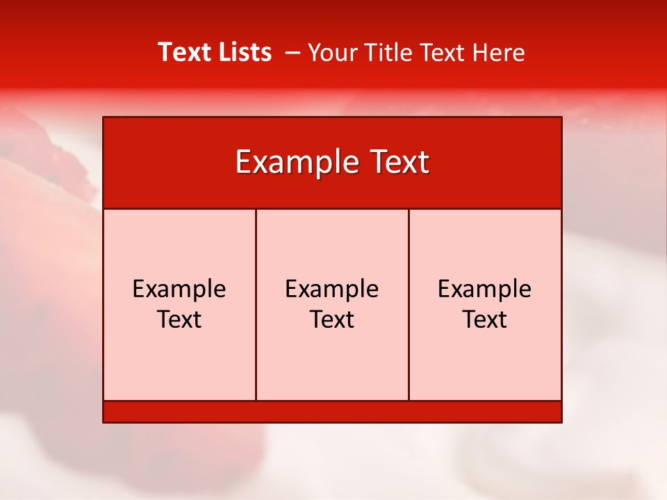 Closeup Delicious Vanilla PowerPoint Template