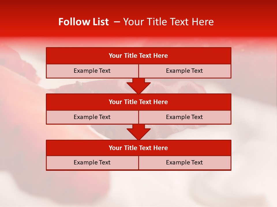Closeup Delicious Vanilla PowerPoint Template