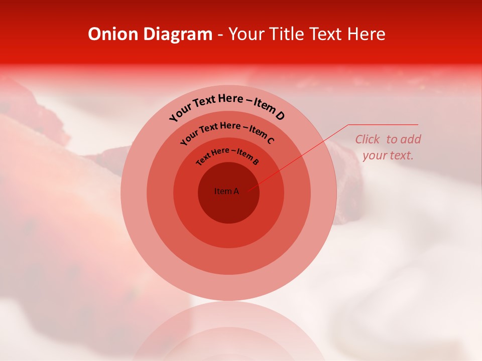 Closeup Delicious Vanilla PowerPoint Template