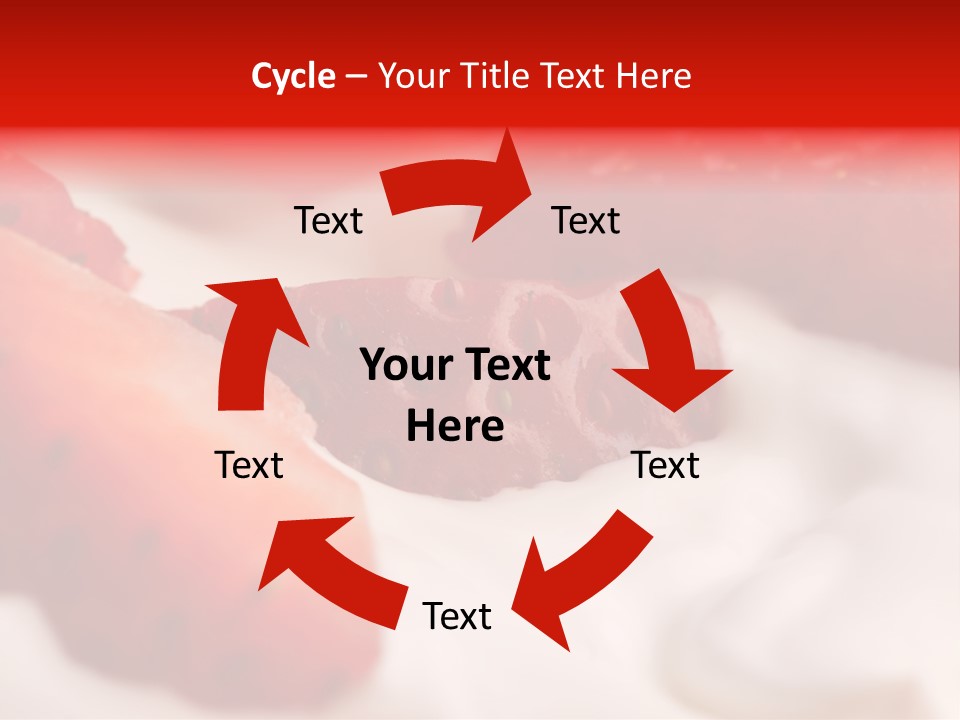 Closeup Delicious Vanilla PowerPoint Template