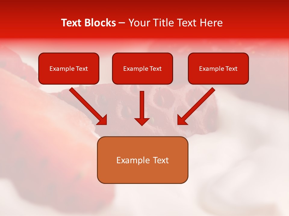 Closeup Delicious Vanilla PowerPoint Template