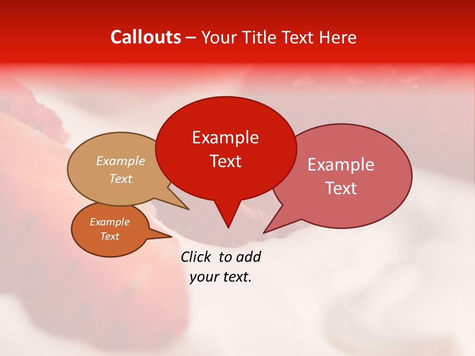 Closeup Delicious Vanilla PowerPoint Template