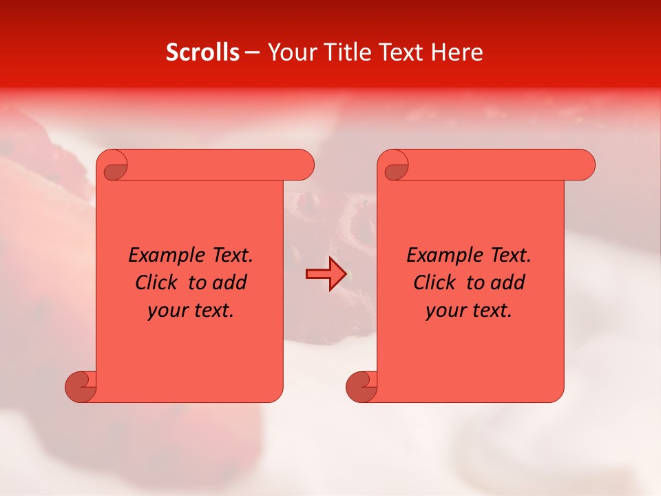 Closeup Delicious Vanilla PowerPoint Template