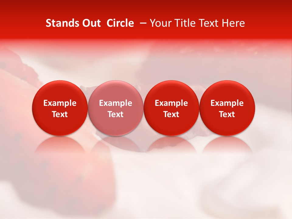 Closeup Delicious Vanilla PowerPoint Template